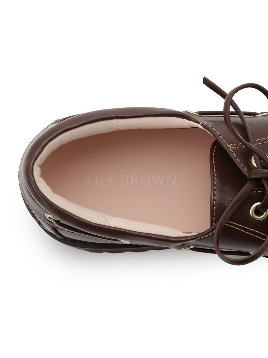 LILY BROWN「トラックソールデッキシューズ」|パンプス|