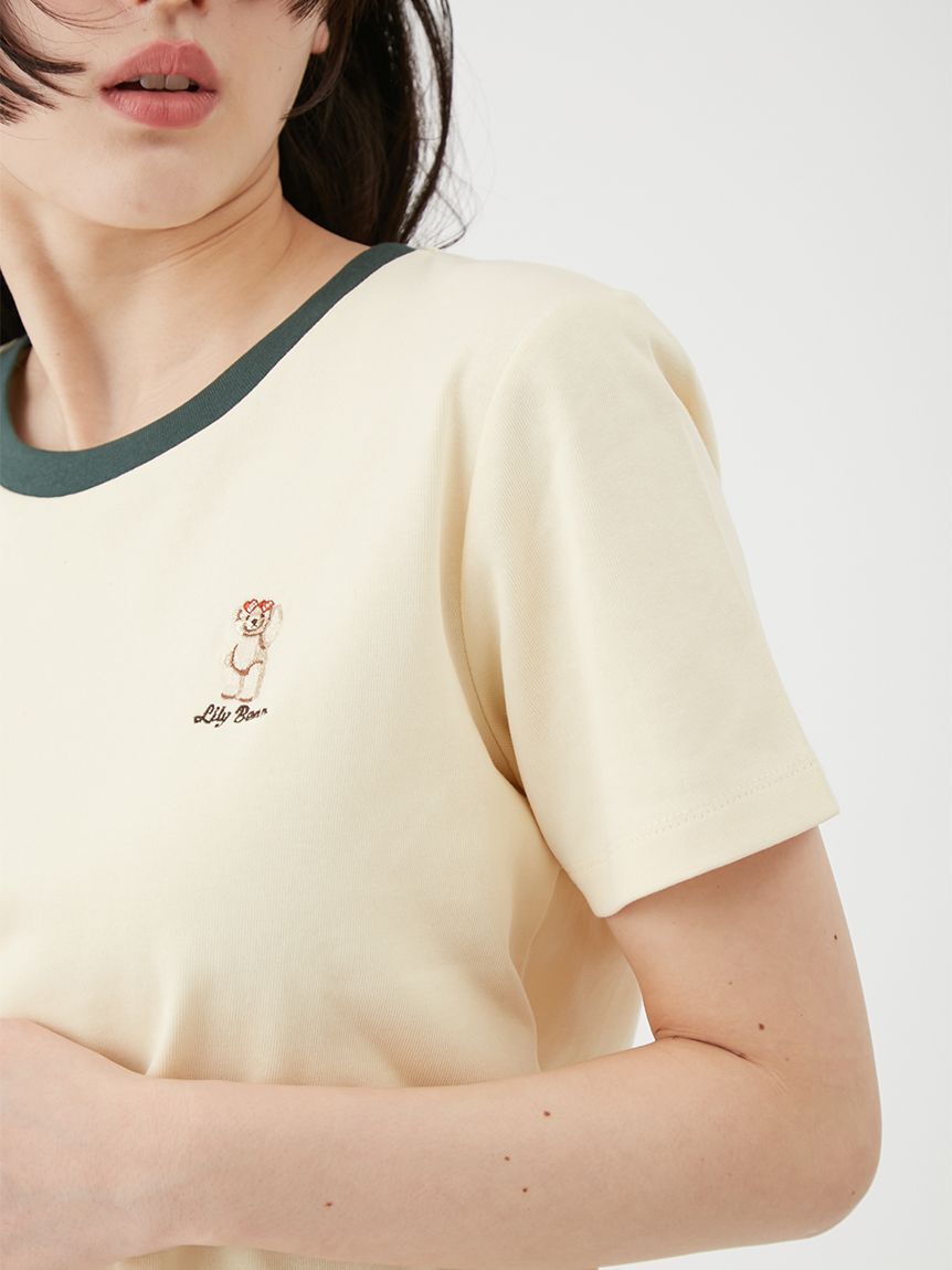 LILY BROWN「【Lily Bear】コンパクトTシャツ(接触冷感)」|Tシャツ・カットソー|