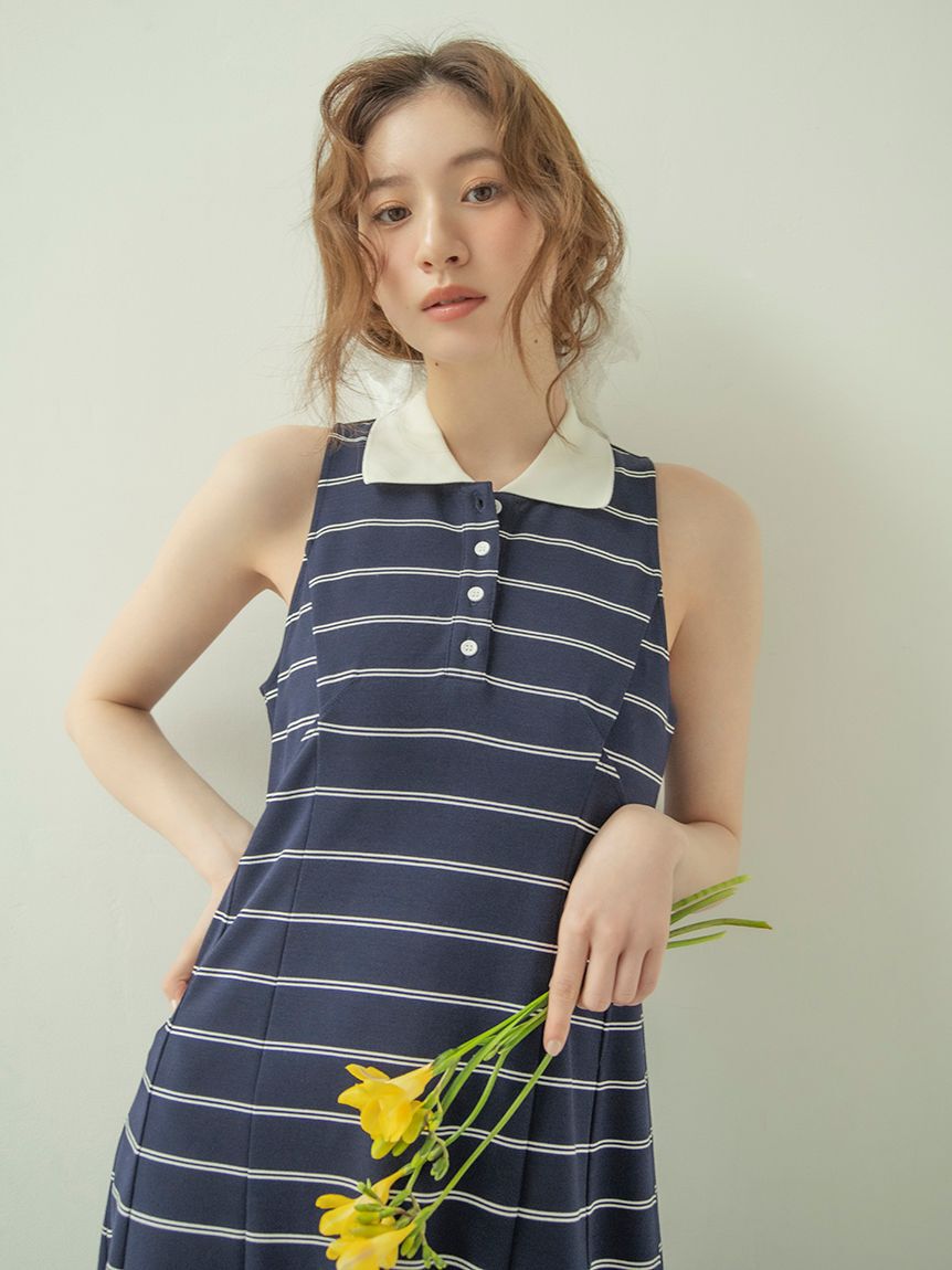 LILY BROWN「【限定カラー】アメスリポロワンピース」|ワンピース|BORDER