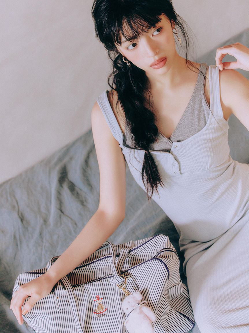 LILY BROWN「【Lily Bear】キャリーオンマリンボストンバッグ」|ボストンバッグ|