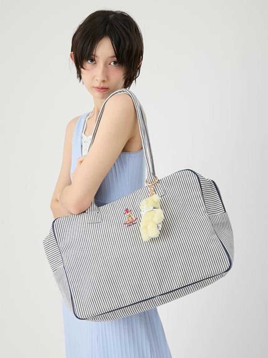 LILY BROWN「【Lily Bear】キャリーオンマリンボストンバッグ」|ボストンバッグ|