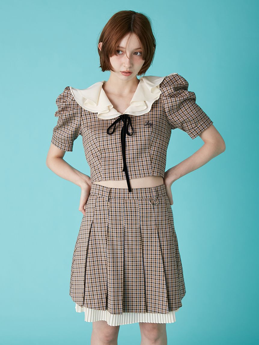 LILY BROWN「【LILY BROWN&times;Hearts2Hearts】プリーツスカート」|スカート|