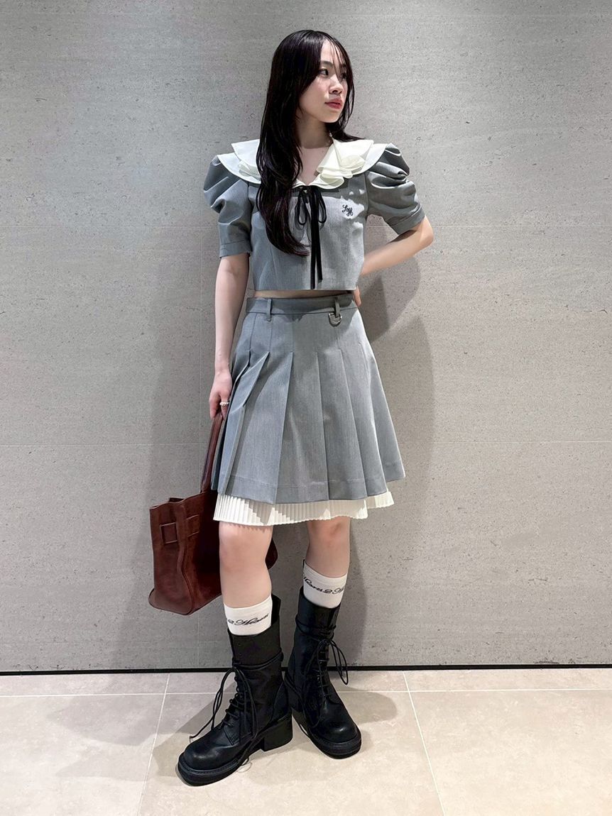 LILY BROWN「【LILY BROWN&times;Hearts2Hearts】プリーツスカート」|スカート|