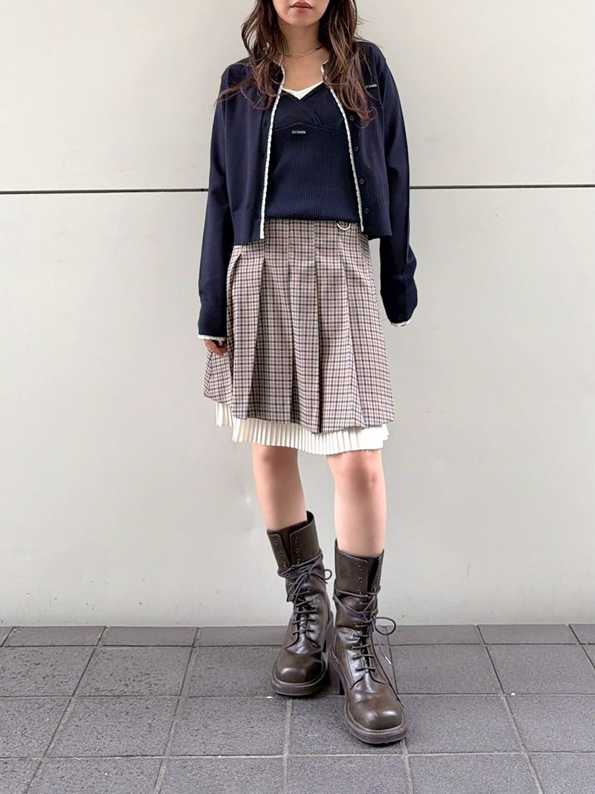 LILY BROWN「【LILY BROWN&times;Hearts2Hearts】プリーツスカート」|スカート|