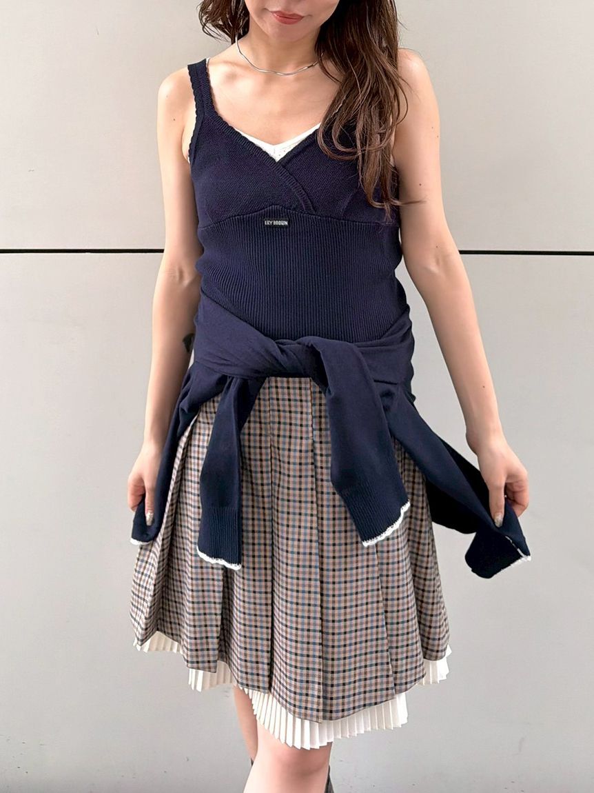 LILY BROWN「【LILY BROWN&times;Hearts2Hearts】プリーツスカート」|スカート|