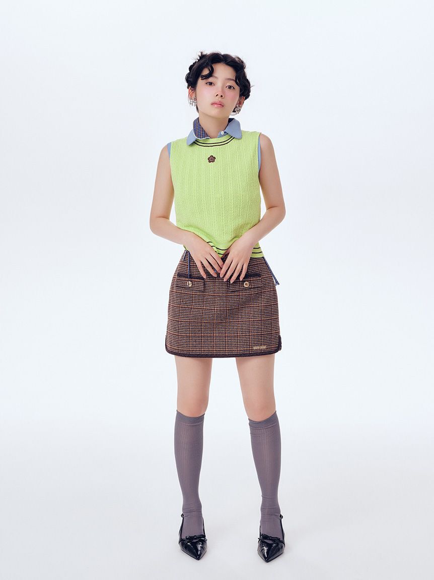 LILY BROWN「Vカットリボンパンプス」|パンプス|