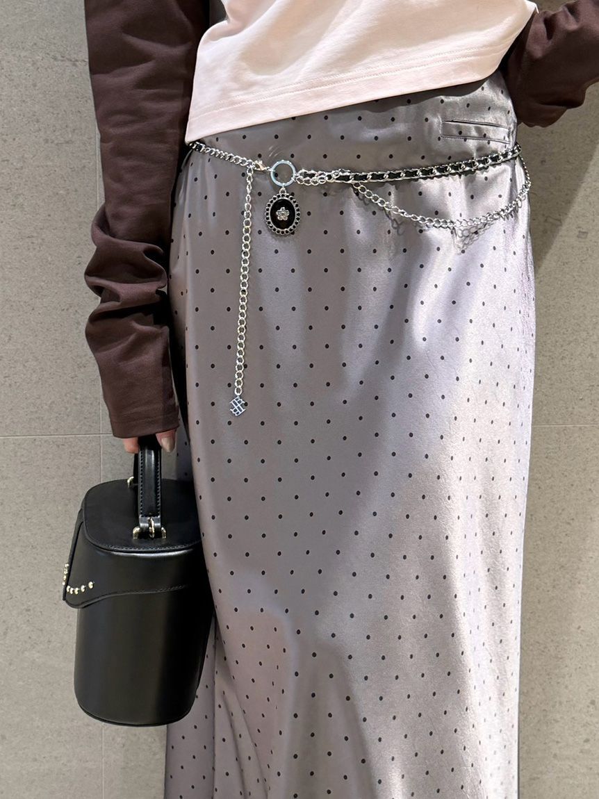 LILY BROWN「【LILY BROWN&times;MARY QUANT】２連チェーンベルト」|ベルト|BLK