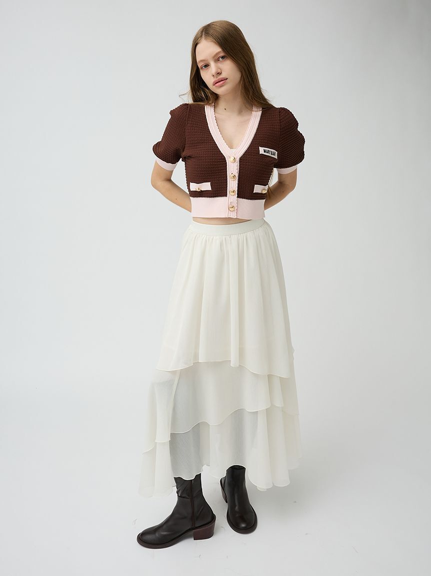 LILY BROWN「【LILY BROWN&times;MARY QUANT】ニットカーディガン」|カーディガン|