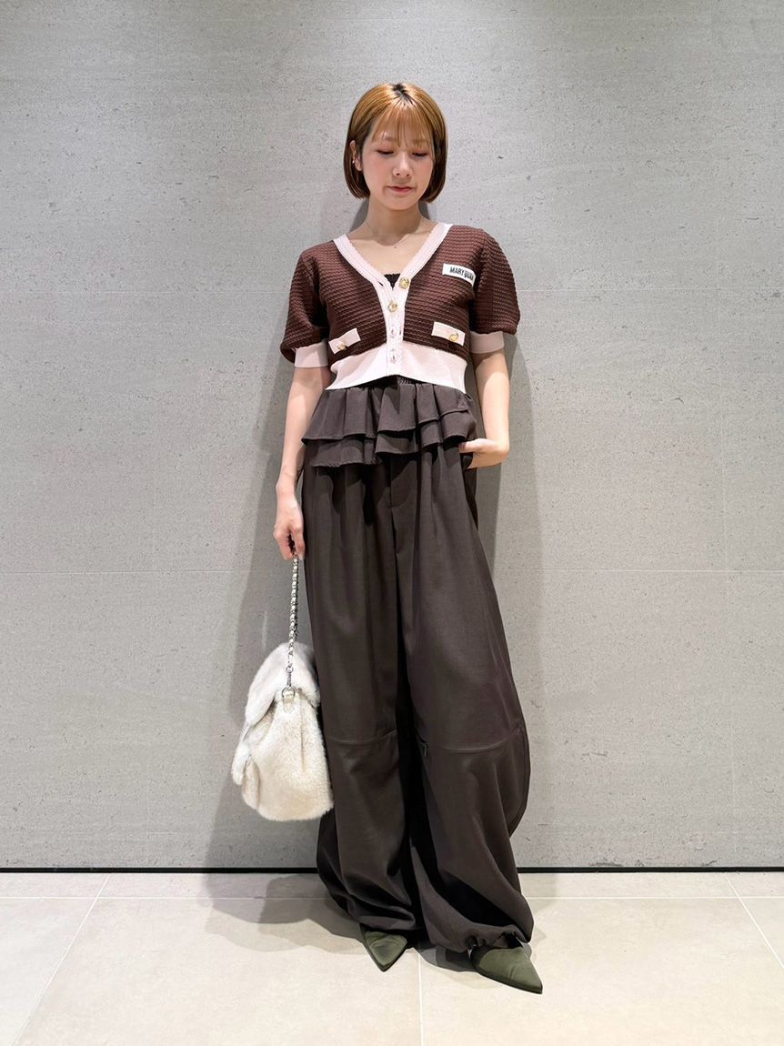 LILY BROWN「【LILY BROWN&times;MARY QUANT】ニットカーディガン」|カーディガン|