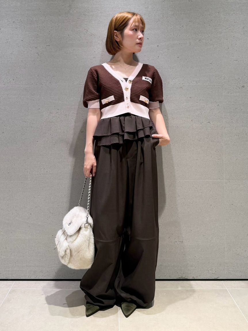 LILY BROWN「【LILY BROWN&times;MARY QUANT】ニットカーディガン」|カーディガン|