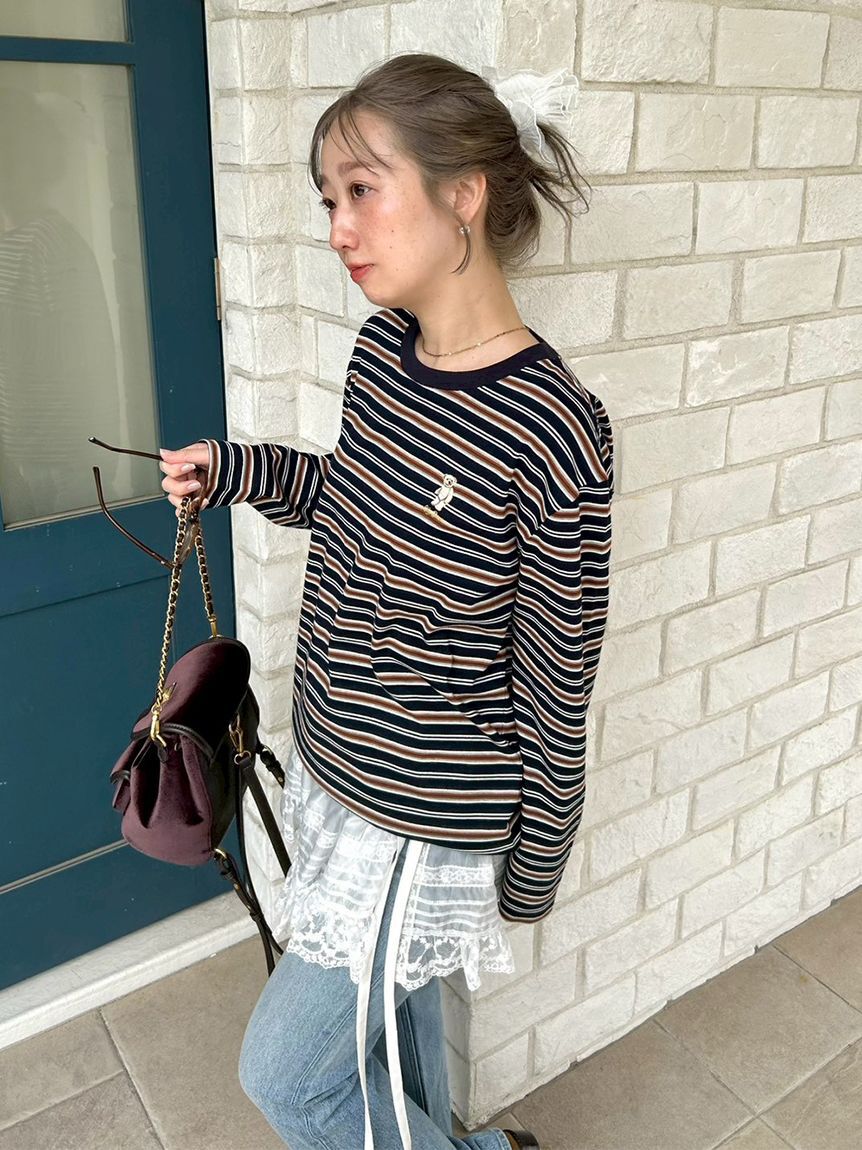 LILY BROWN「【限定カラー】【Lily Bear】アニバーサリーＴシャツ」|Tシャツ・カットソー|