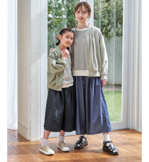ikka kids「【親子コーデ】シアーリブブルゾン（110~160cm）」|その他|