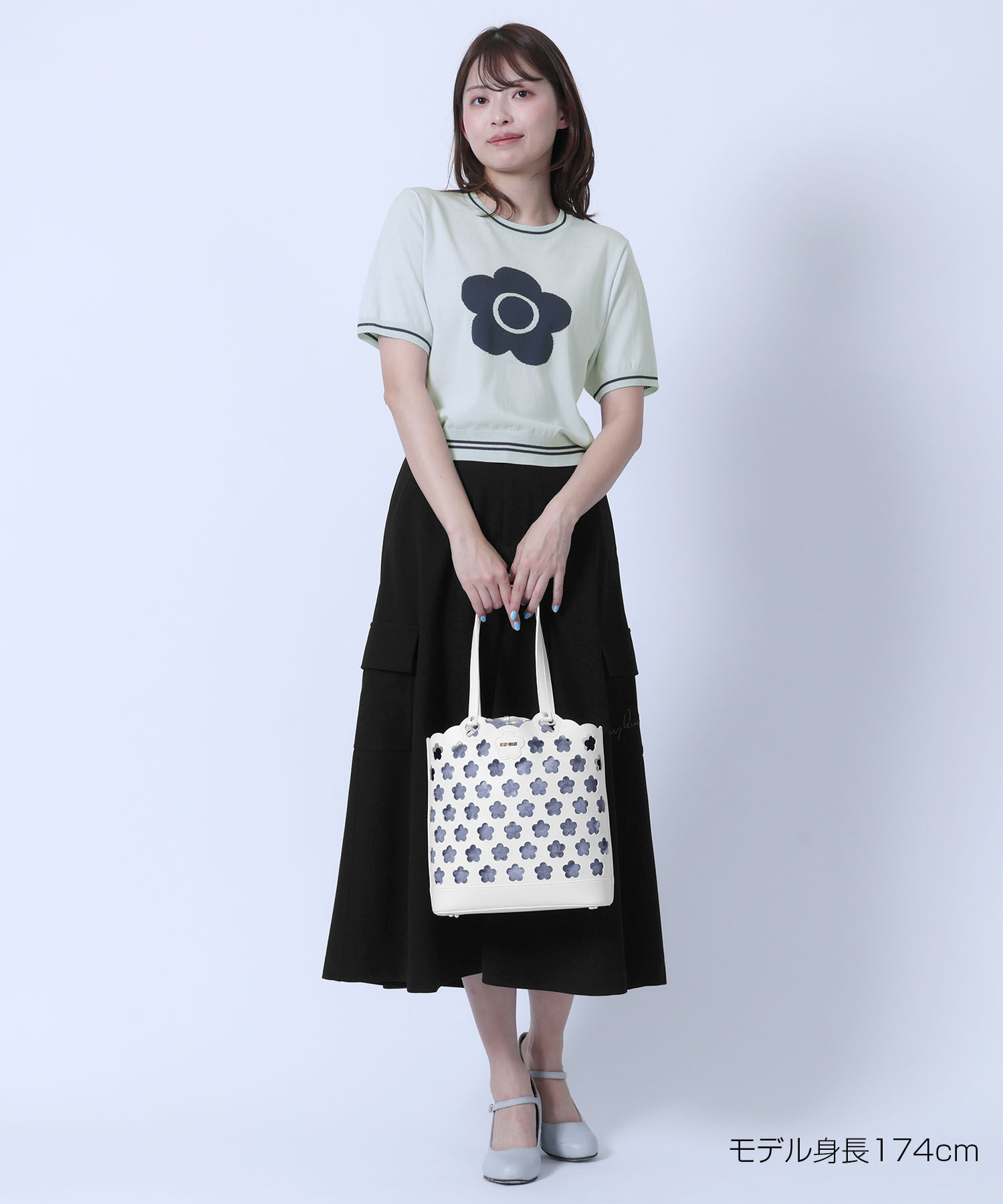 MARY QUANT「デイジーラインニットプルオーバー」|ニット・セーター|