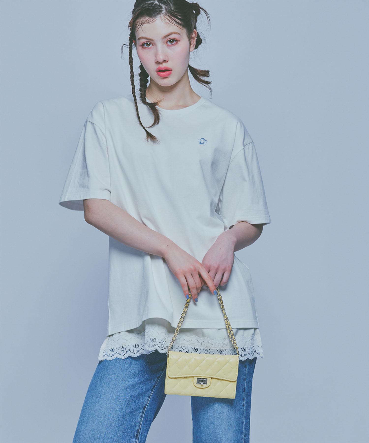 MARY QUANT「バックハート Tシャツ」|Tシャツ・カットソー|