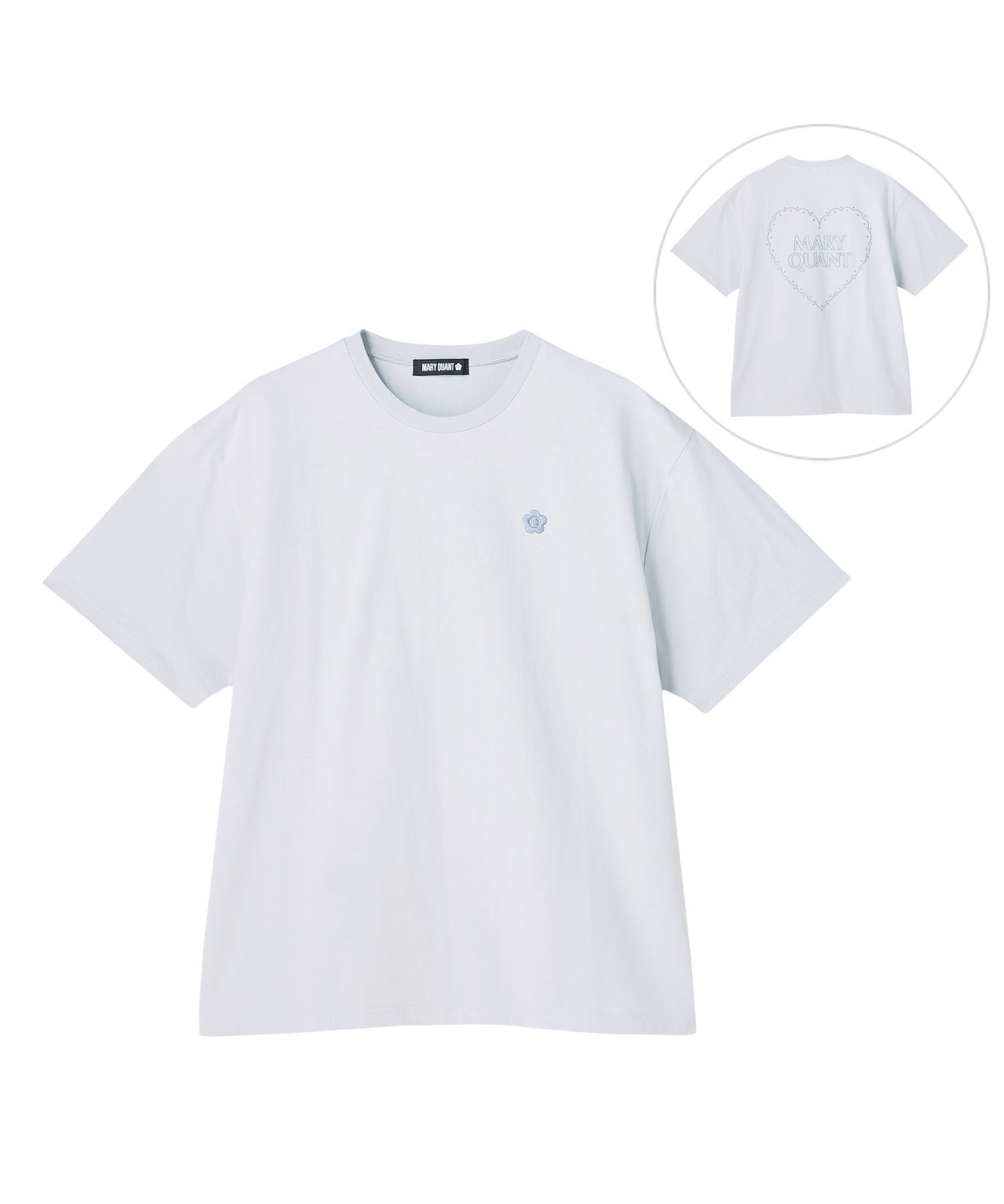 MARY QUANT「バックハート Tシャツ」|Tシャツ・カットソー|