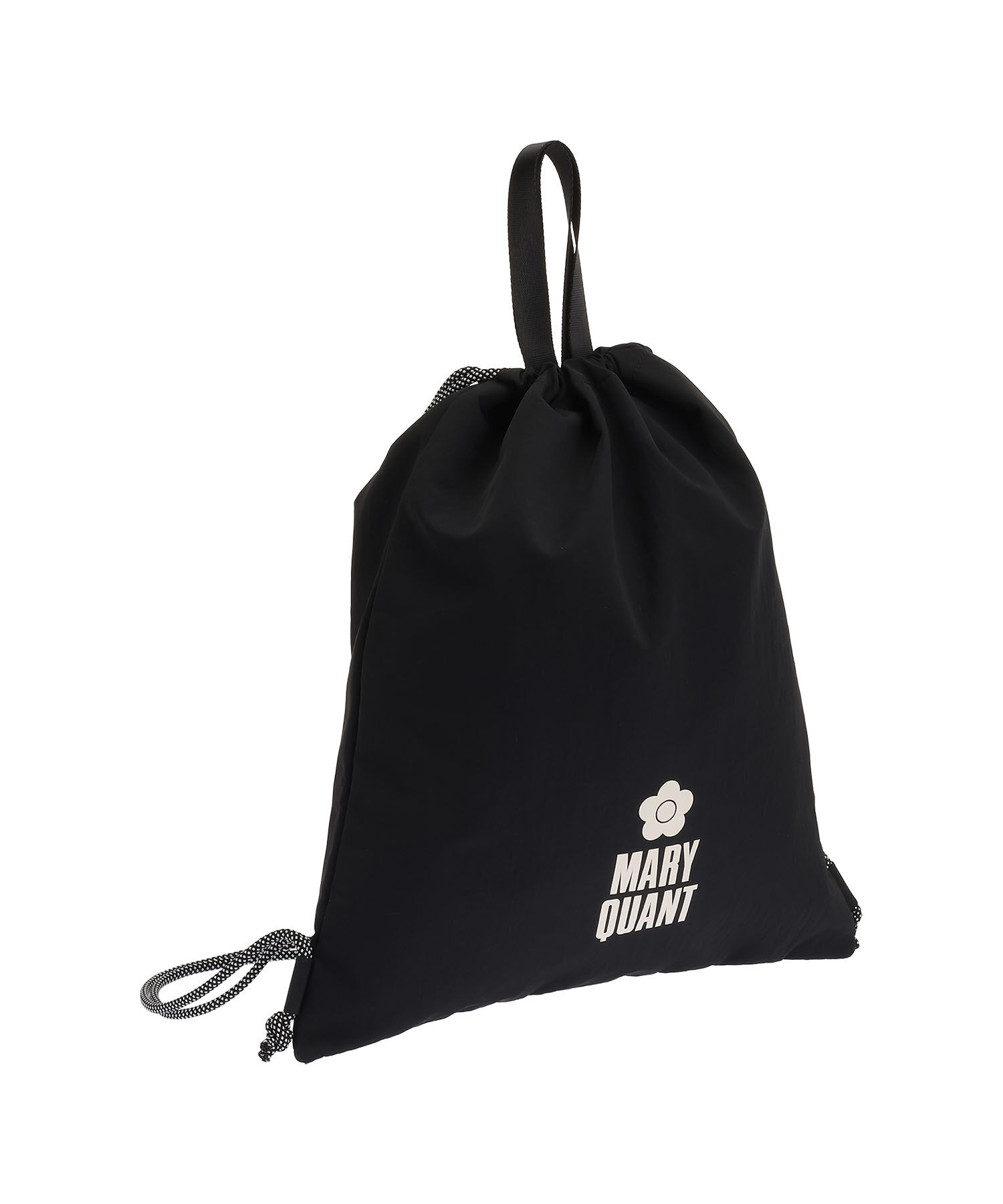 MARY QUANT「ロゴプリント ナップサック」|リュック|