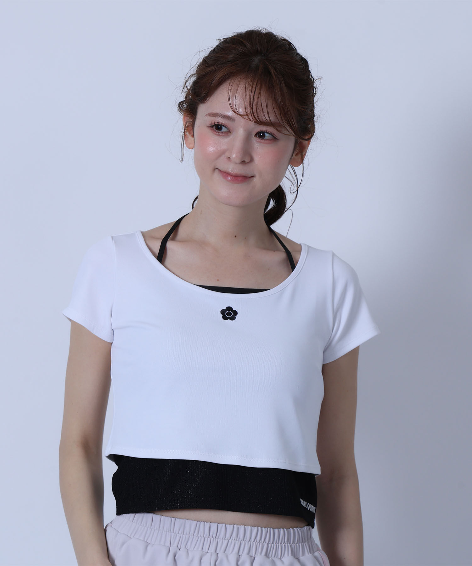 MARY QUANT「キャミレイヤード アンサンブル」|Tシャツ・カットソー|ホワイト