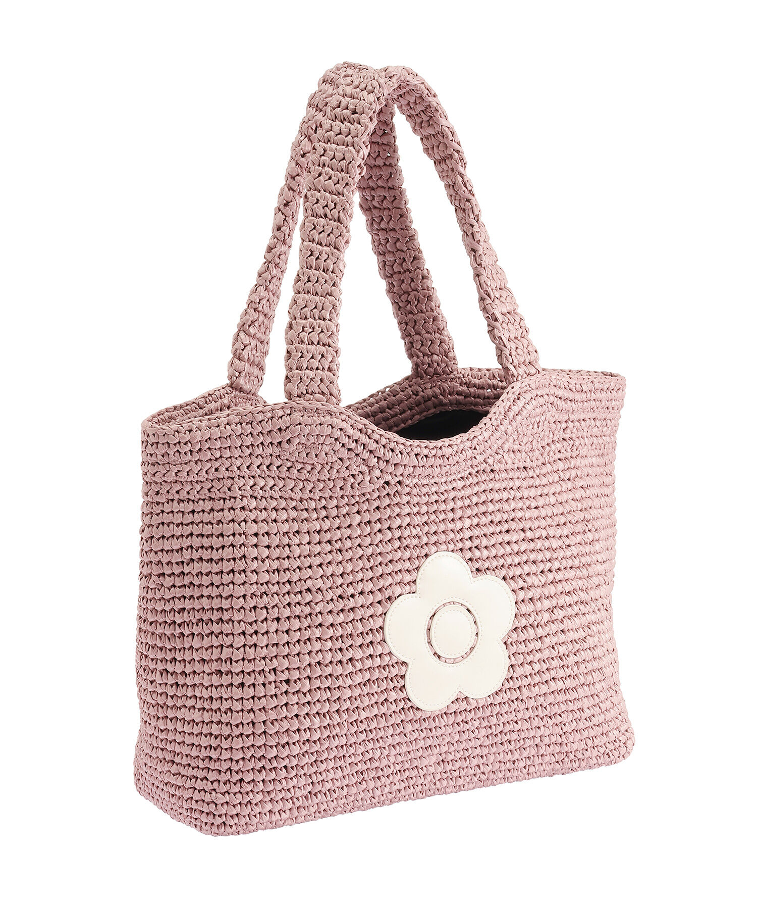 MARY QUANT「クロッシェラフィアライク トート」|トートバッグ|