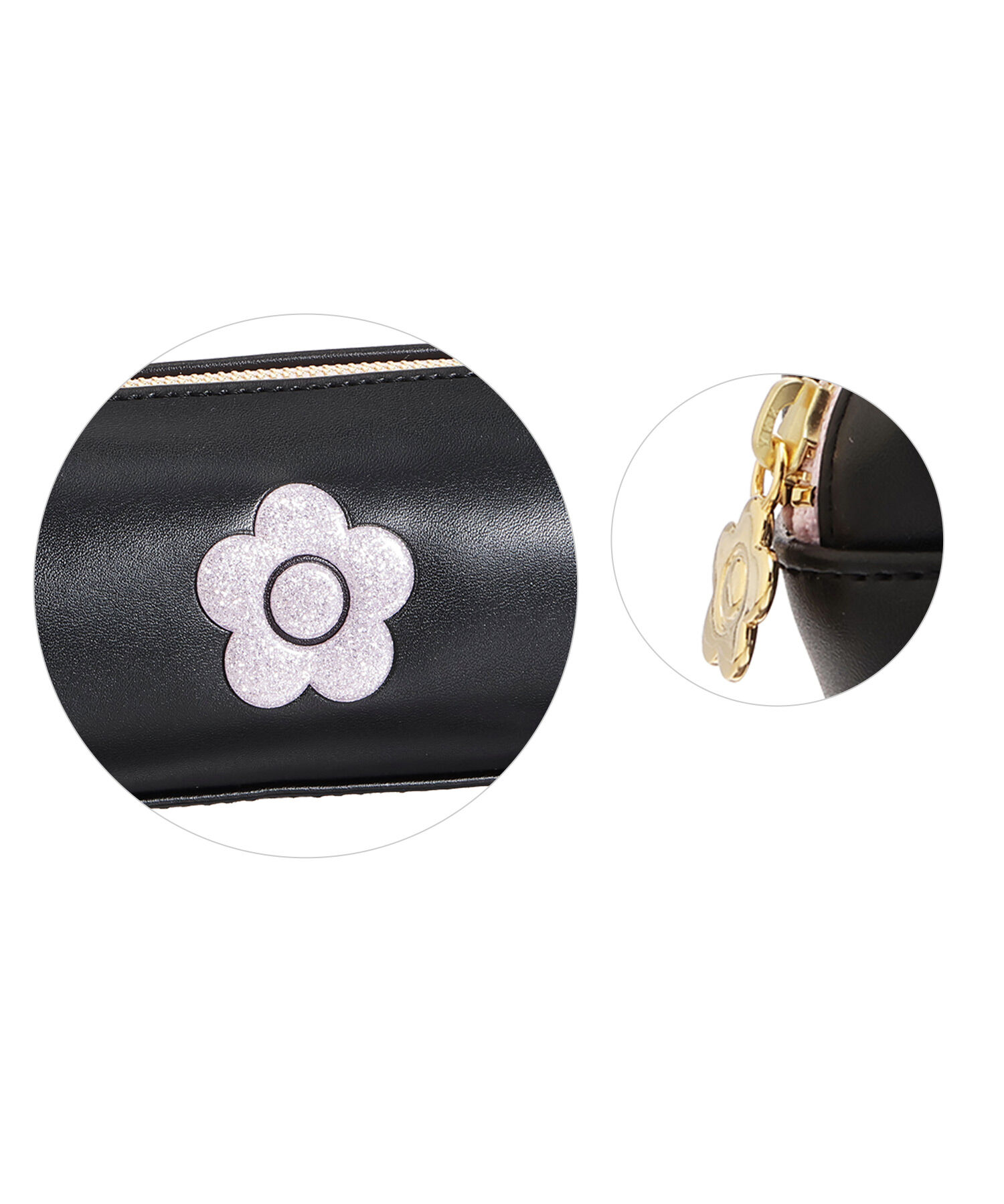 MARY QUANT「グリッターデイジー スクエアペンケース」|ポーチ|