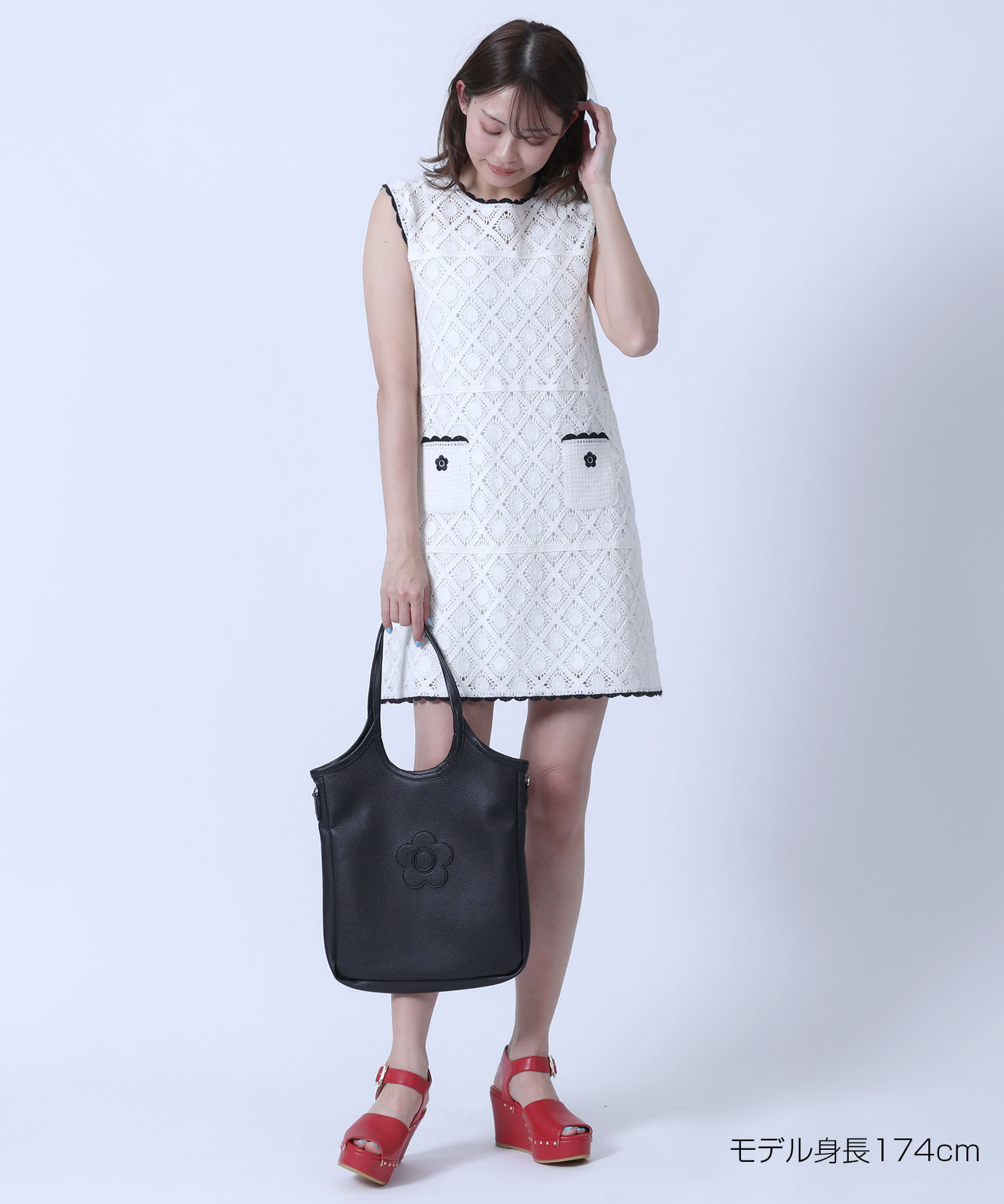 MARY QUANT「クロッシェライクレース ワンピース」|ワンピース|