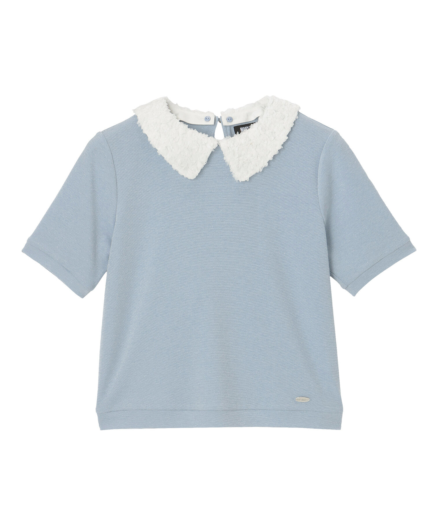 MARY QUANT「フラワーレース襟 プルオーバー」|Tシャツ・カットソー|