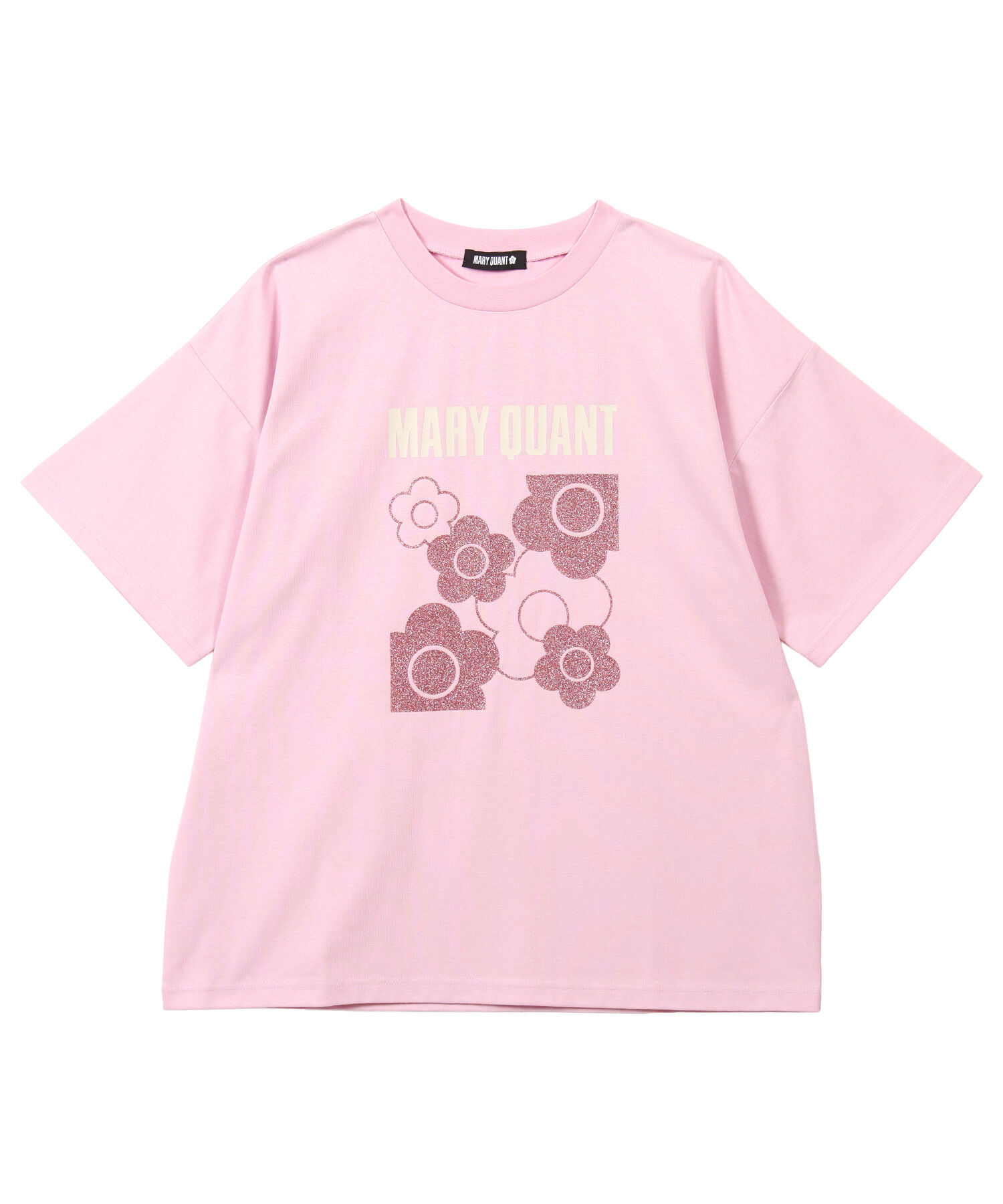 MARY QUANT「ラメデイジー Tシャツ」|Tシャツ・カットソー|