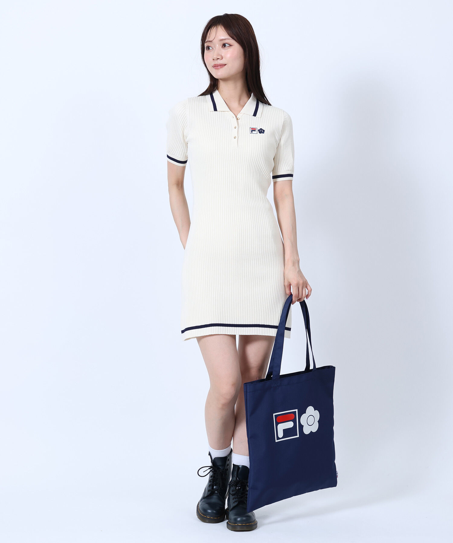 MARY QUANT「FILA&times;MQポリキャンバストート」|トートバッグ|