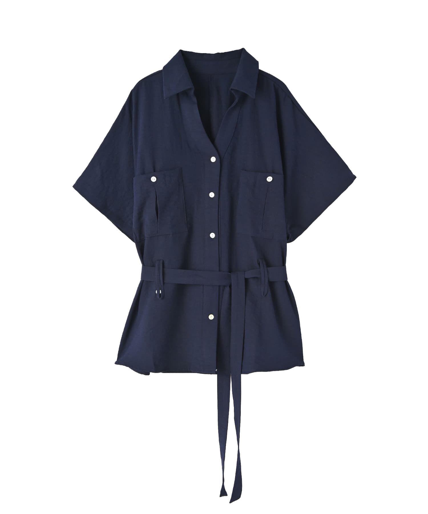 STYLE DELI「【LUXE】ウエストマークシワ加工シャツジャケット」|その他|