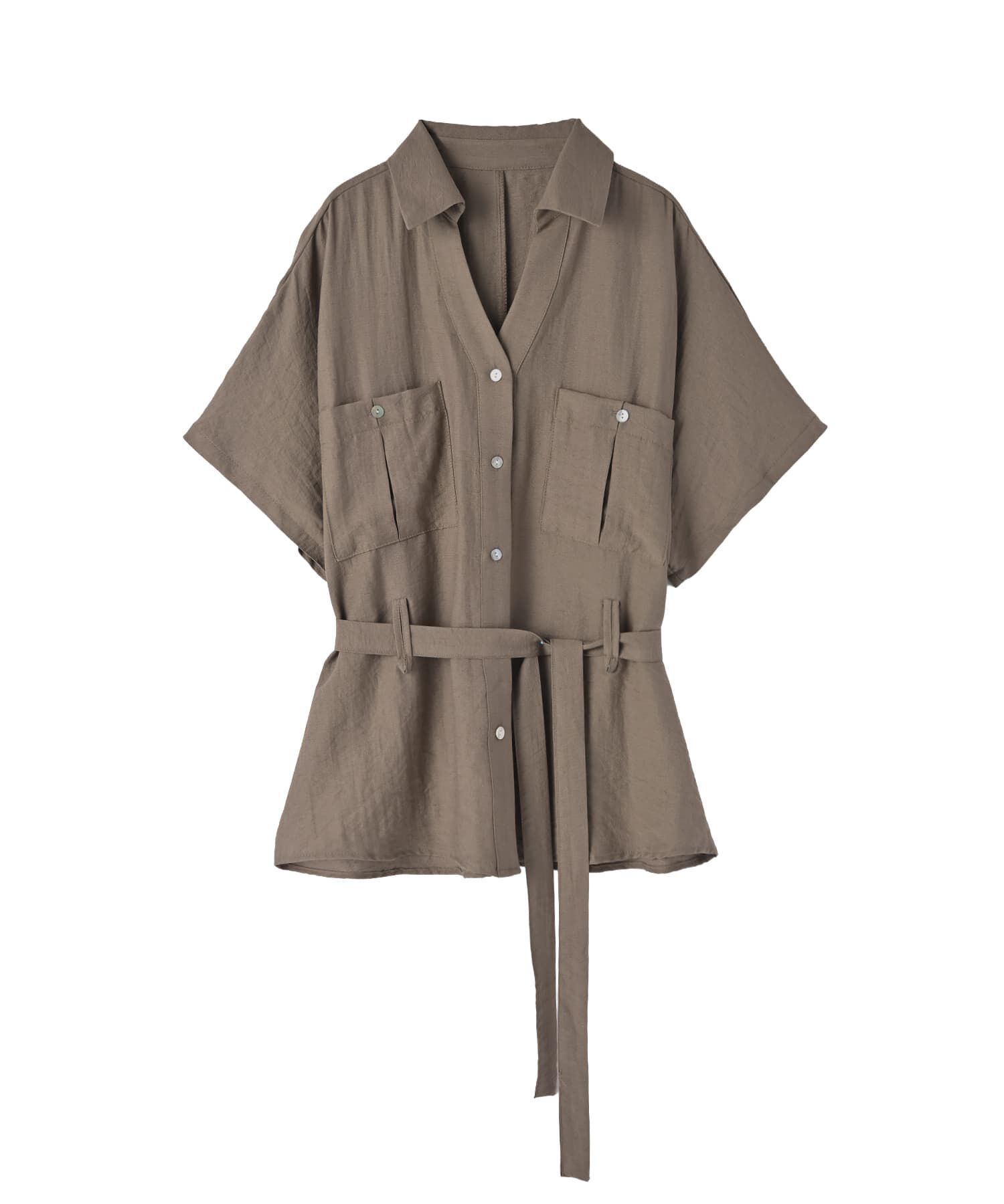 STYLE DELI「【LUXE】ウエストマークシワ加工シャツジャケット」|その他|