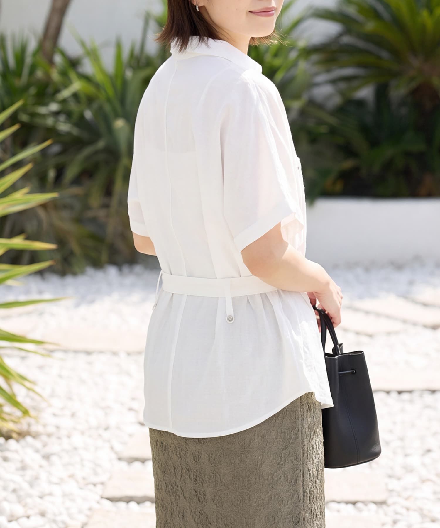 STYLE DELI「【LUXE】ウエストマークシワ加工シャツジャケット」|その他|