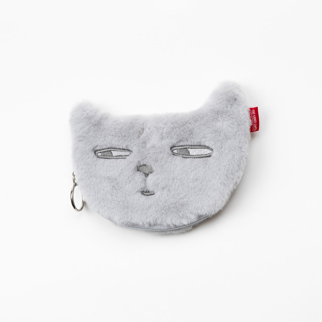  「THE THREE CATS ダイカットポーチ」|ポーチ|