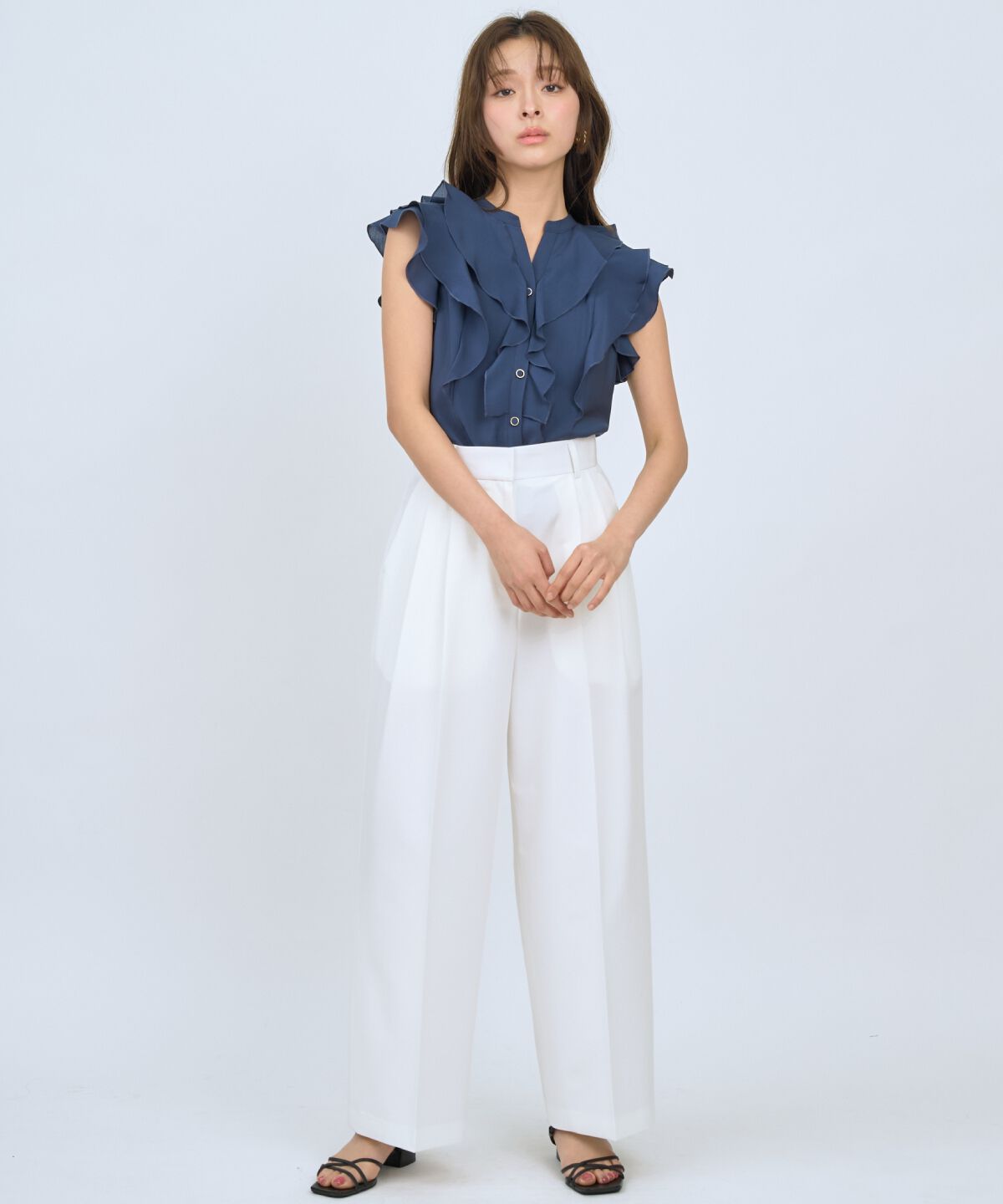 アンドクチュール「2タックワイドパンツ」|その他|