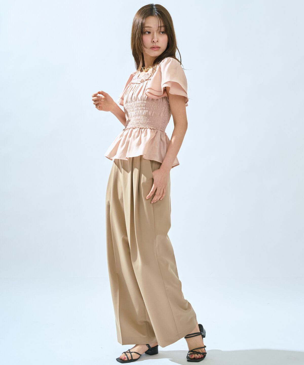 アンドクチュール「2タックワイドパンツ」|その他|