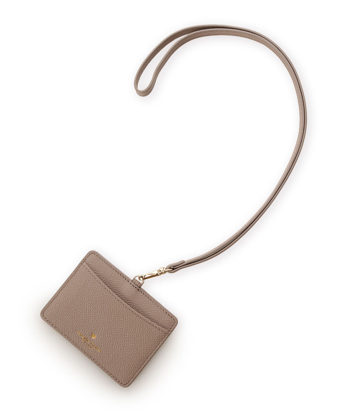 Samantha Thavasa Petit Choice「シンプルハート IDケース」|定期入れ|グレージュ