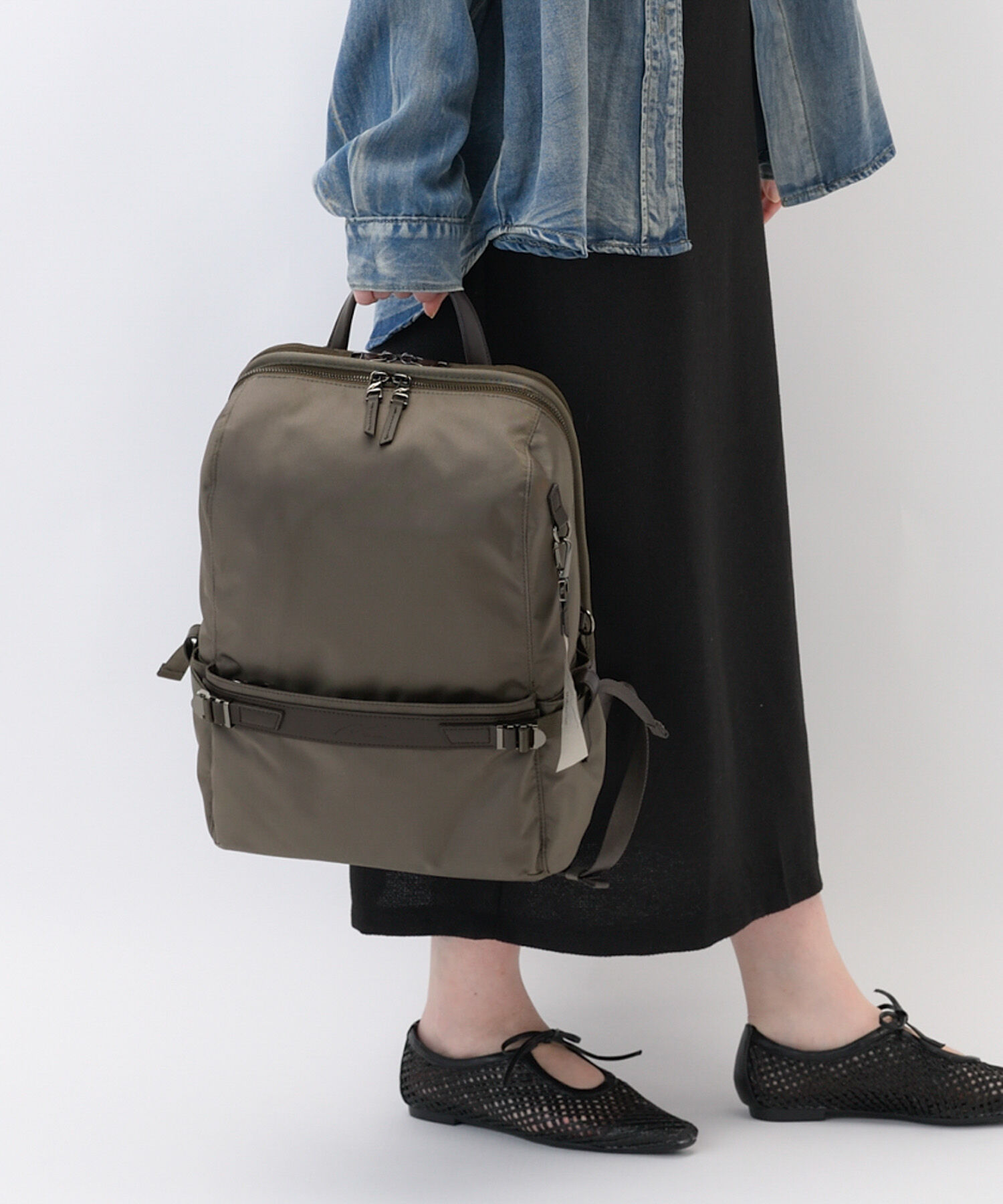 W&.Day/Night「リュックサック ビジネス W&.Day/Night リッカ2 スクエアリュック A4サイズ 14.0インチPC収納 19152」|リュック|