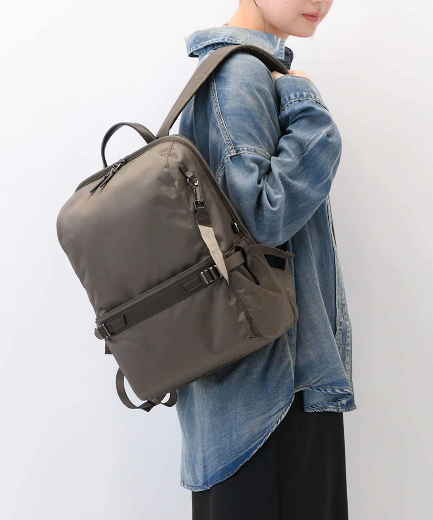 W&.Day/Night「リュックサック ビジネス W&.Day/Night リッカ2 スクエアリュック A4サイズ 14.0インチPC収納 19152」|リュック|
