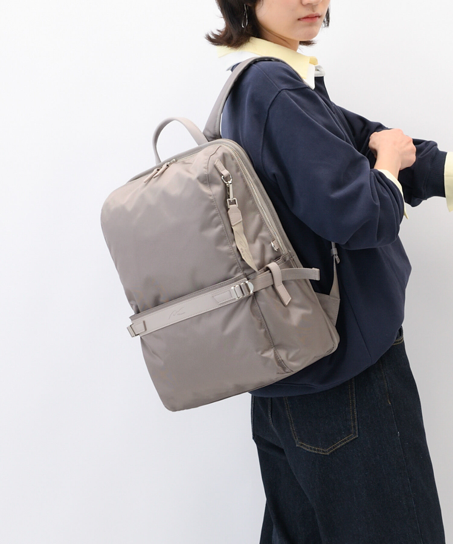 W&.Day/Night「リュックサック ビジネス W&.Day/Night リッカ2 スクエアリュック B4サイズ 15.6インチPC収納 19153」|リュック|