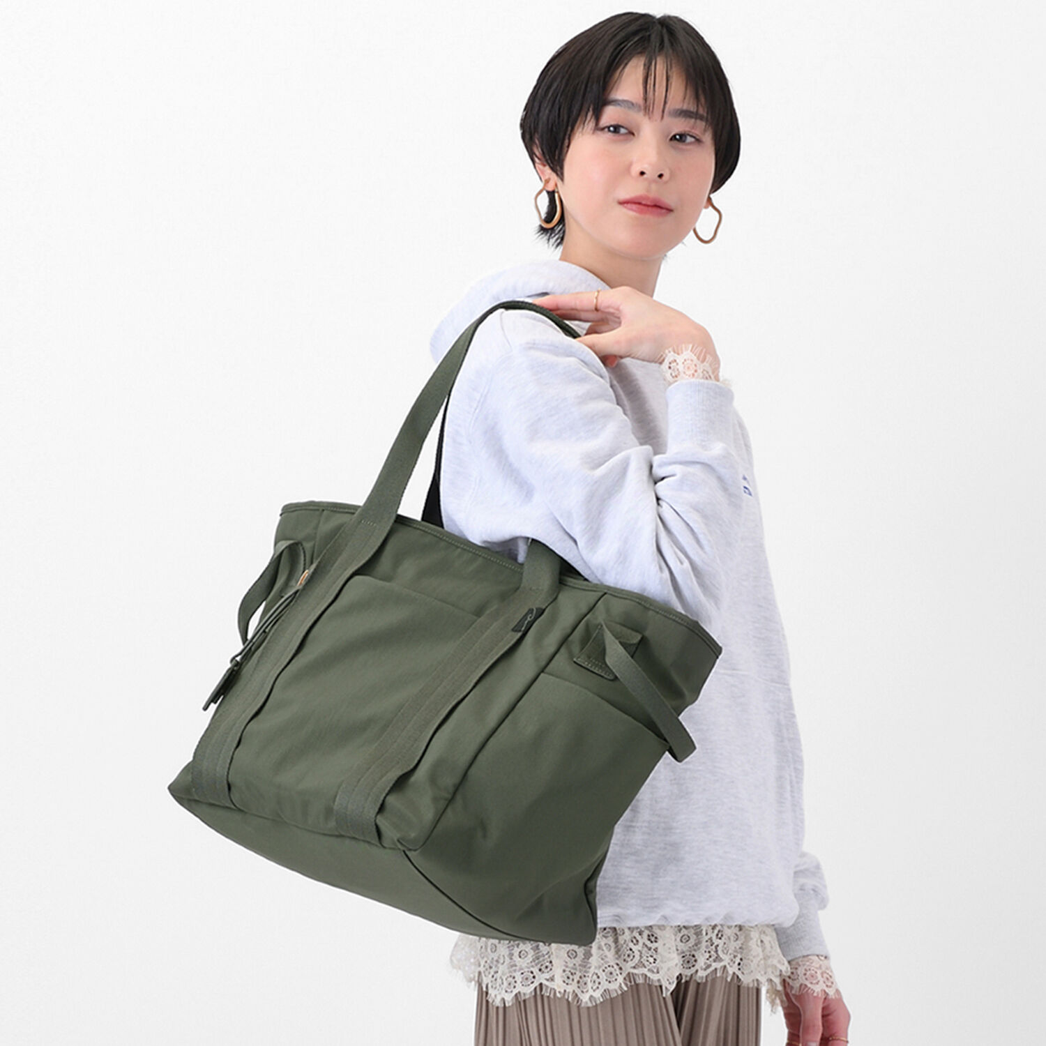 W&.Day/Night「W&.Day/Night  エム―トトートバッグ 2WAY マザーズバッグ B4サイズ 20522」|トートバッグ|