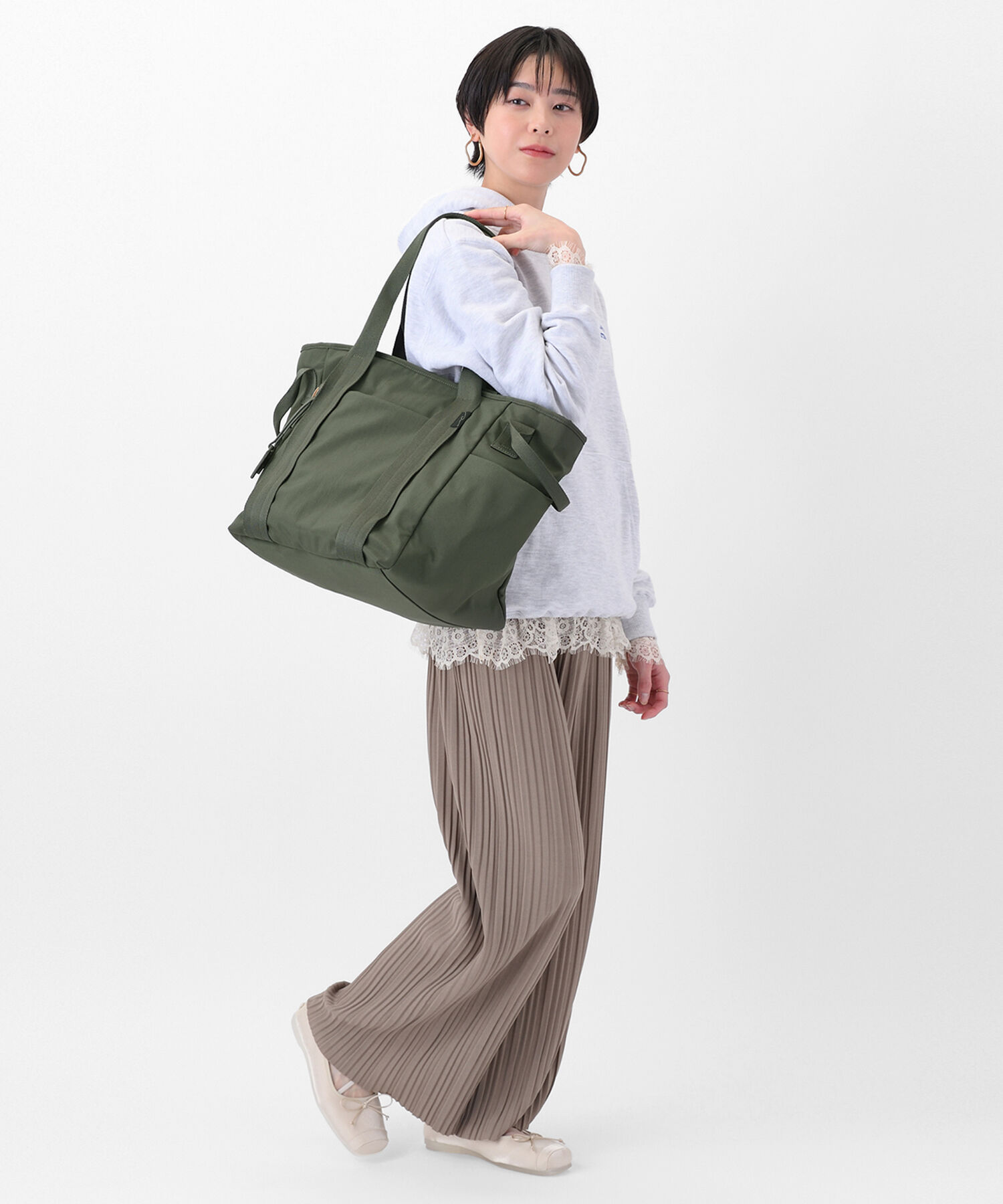 W&.Day/Night「W&.Day/Night  エム―トトートバッグ 2WAY マザーズバッグ B4サイズ 20522」|トートバッグ|