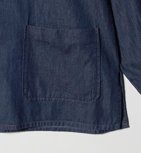 UNITED ARROWS「デニム オープンカラー シャツ」|シャツ・ブラウス|