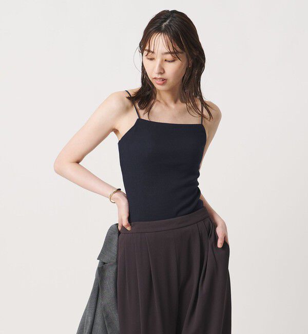 UNITED ARROWS「カップ付きキャミソール 26SS」|キャミソール|NAVY