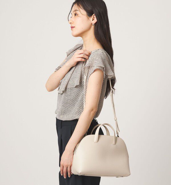 UNITED ARROWS green label relaxing「【WEB限定】2WAY ラウンド ボストンバッグ / ショルダーバッグ」|ショルダー・メッセンジャー|