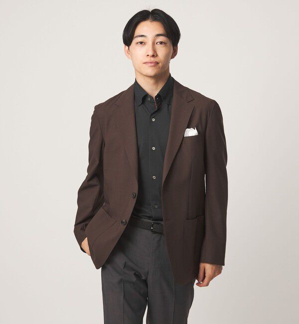 UNITED ARROWS green label relaxing「エブリット TC ジャージー スタンダード スナップ ボタンダウン ショートスリーブ シャツ -イージーアイロ」|シャツ・ブラウス|