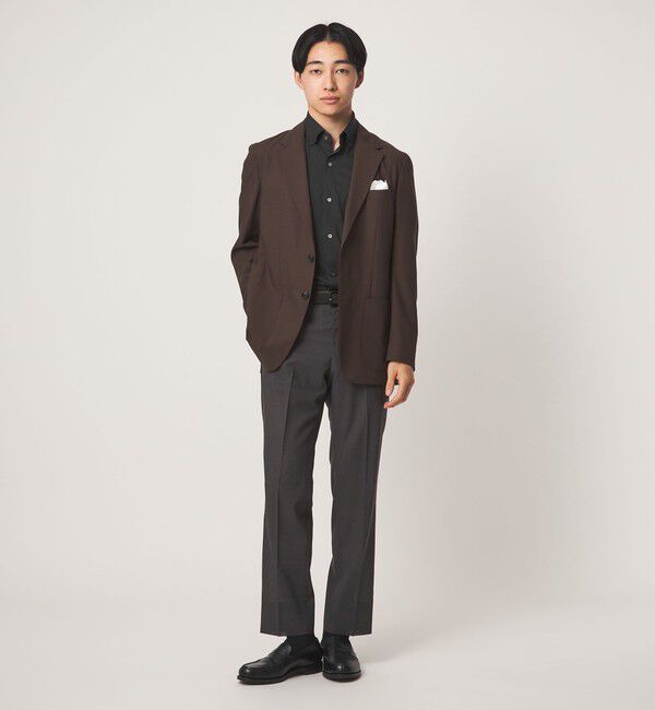 UNITED ARROWS green label relaxing「エブリット TC ジャージー スタンダード スナップ ボタンダウン ショートスリーブ シャツ -イージーアイロ」|シャツ・ブラウス|