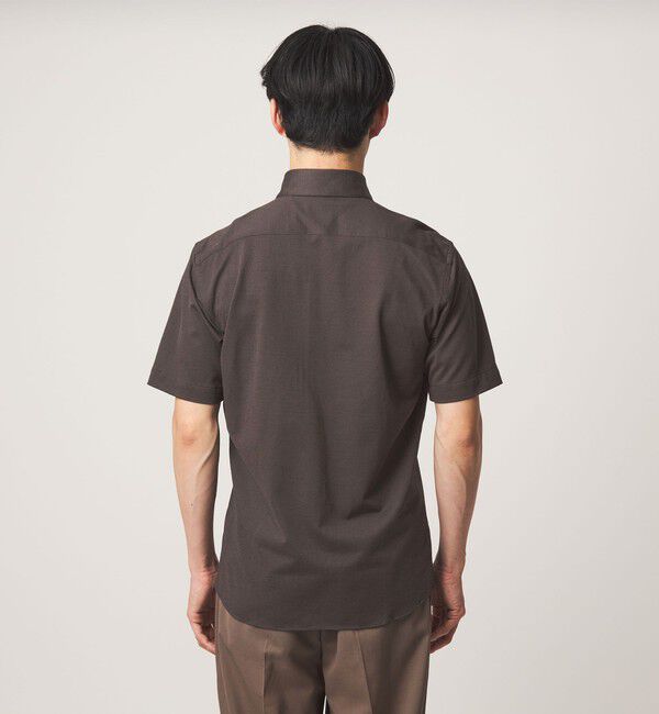 UNITED ARROWS green label relaxing「エブリット TC ジャージー スタンダード スナップ ボタンダウン ショートスリーブ シャツ -イージーアイロ」|シャツ・ブラウス|