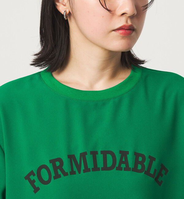 UNITED ARROWS green label relaxing「【WEB限定】＜at ease＞ジョーゼット プリント カットソー  吸水速乾」|Tシャツ・カットソー|