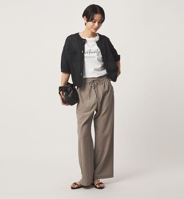UNITED ARROWS green label relaxing「ハーフスリーブ ニット カーディガン」|カーディガン|