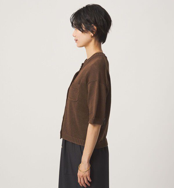 UNITED ARROWS green label relaxing「ハーフスリーブ ニット カーディガン」|カーディガン|