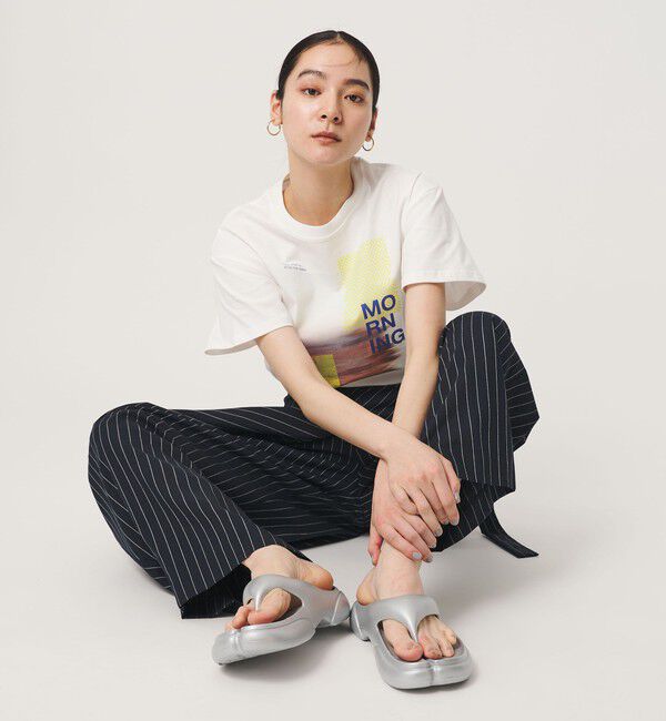 BEAUTY&YOUTH UNITED ARROWS「＜PAES＞NEW FLIP FLOP サンダル/シルバーカラー」|サンダル|