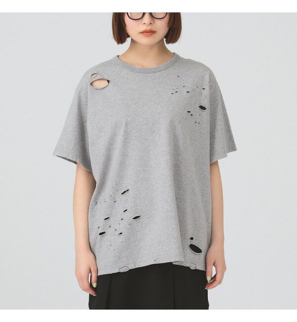 Ray BEAMS 「ダメージ オーバー Tシャツ」|Tシャツ・カットソー|